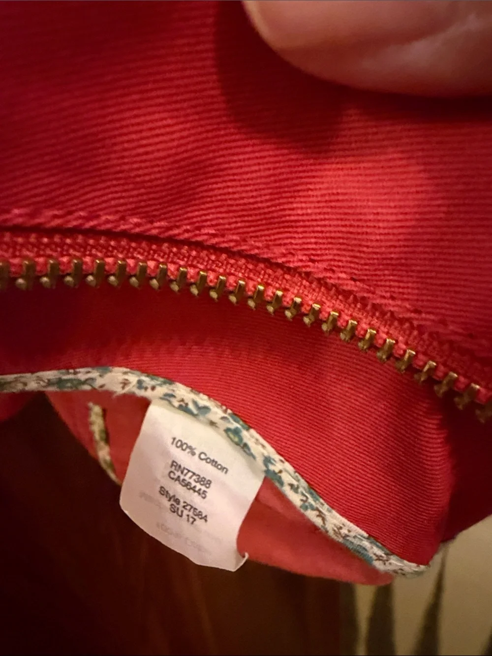 J. Crew Red Utility Field Jacket with Gold-Tone Snaps